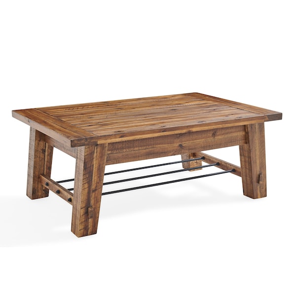 Durango Industrial Wood 48L Coffee Table And 27 W End Table